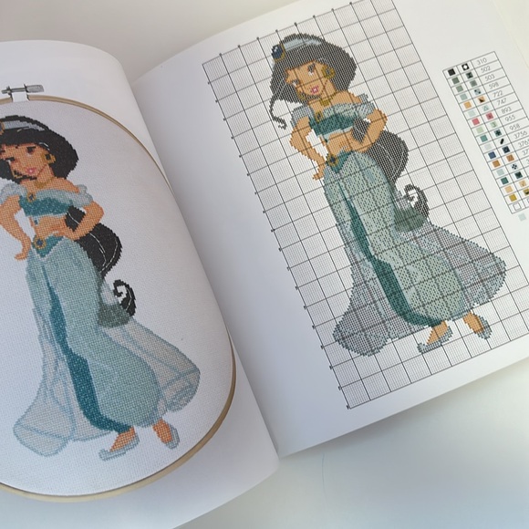 Disney princess cross stitch book - Picture 3 of 3
